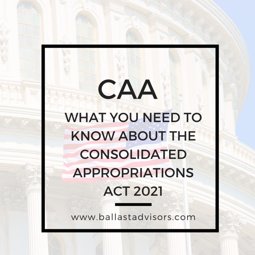 Consolidated Appropriations Act Provides Relief to Individuals and